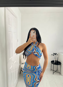 DELILAH Blue Two Piece