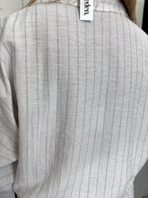 Load image into Gallery viewer, JENNA Off White With Pin Stripe Co Ord
