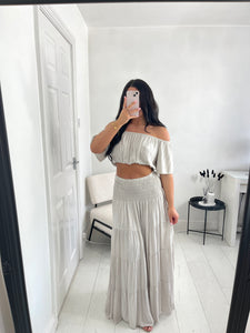 MIMI Stone Maxi Tiered Co Ord