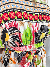 Load image into Gallery viewer, AMBER Red/Black Exotic Print Dress
