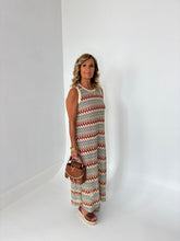 Load image into Gallery viewer, JAZ Sleeveless Crochet Style Maxi Dress
