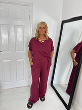 Load image into Gallery viewer, ROSA Burgundy Co Ord
