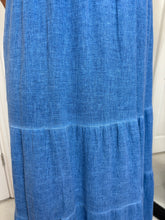 Load image into Gallery viewer, PIPER Blue Tiered Skirt
