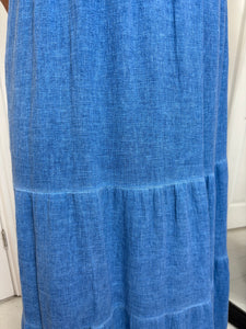 PIPER Blue Tiered Skirt