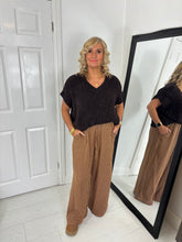 Load image into Gallery viewer, LYDIA Brown Soft Knit Jumper
