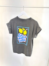 Load image into Gallery viewer, UMA Washed Grey/Lemons Print T-shirt
