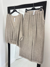 Load image into Gallery viewer, ISLA Washed Taupe Full Length Co Ord
