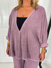 Load image into Gallery viewer, ISLA Heather Purple Full Length Co Ord
