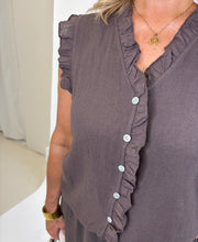 Load image into Gallery viewer, PEARL Brown Linen Cotton Mix Set
