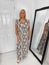Load image into Gallery viewer, ALICE Black/Brown Leopard Dress
