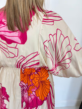 Load image into Gallery viewer, DENY Pink Batwing Satin Dress
