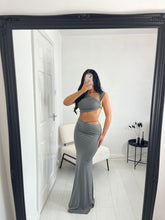 Load image into Gallery viewer, ANNABELLE Grey Maxi Co Ord
