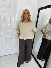 Load image into Gallery viewer, GINA Sand Frill Top
