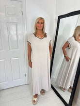 Load image into Gallery viewer, KATIE Taupe Loose Fit Midaxi Dress
