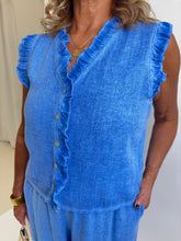 Load image into Gallery viewer, PEARL Blue Linen Cotton Mix Set
