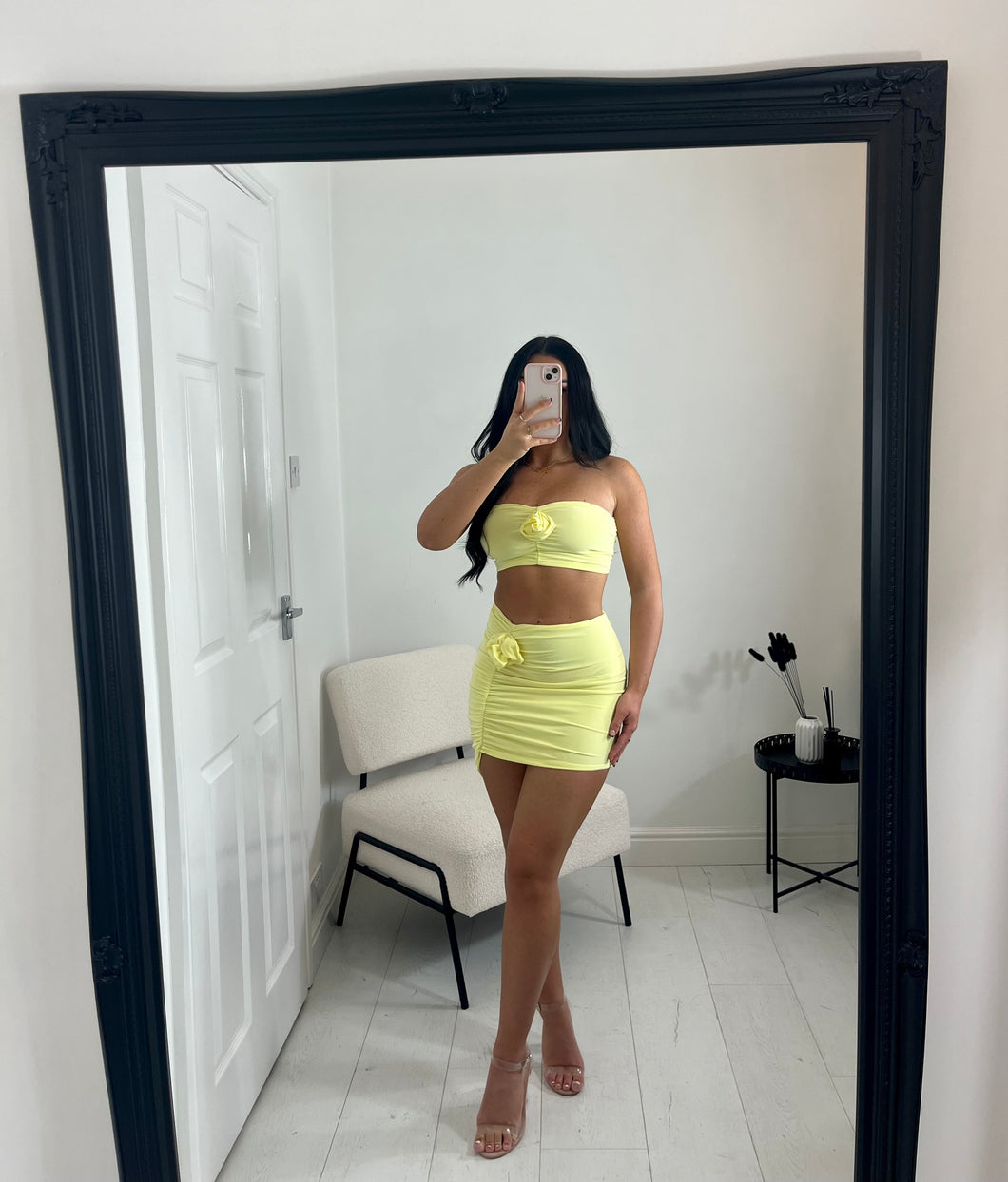 KAITLIN Yellow Flower Co Ord