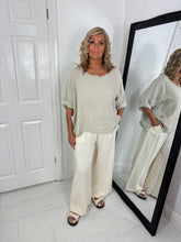 Load image into Gallery viewer, MIA Stone Frayed Neck Top
