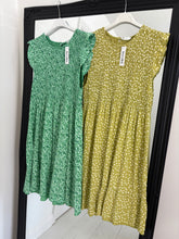 Load image into Gallery viewer, BETSY Apple Green Frill Short Dress
