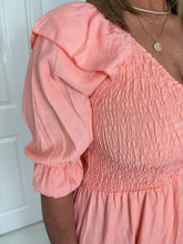 Load image into Gallery viewer, DAISY Coral Midaxi Dress
