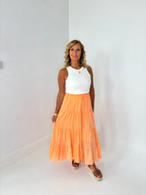 Load image into Gallery viewer, MADDY Coral Gypsy Tiered Skirt
