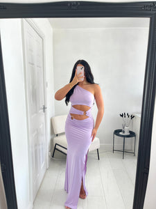 SOPHIA Lilac Cut Out Maxi
