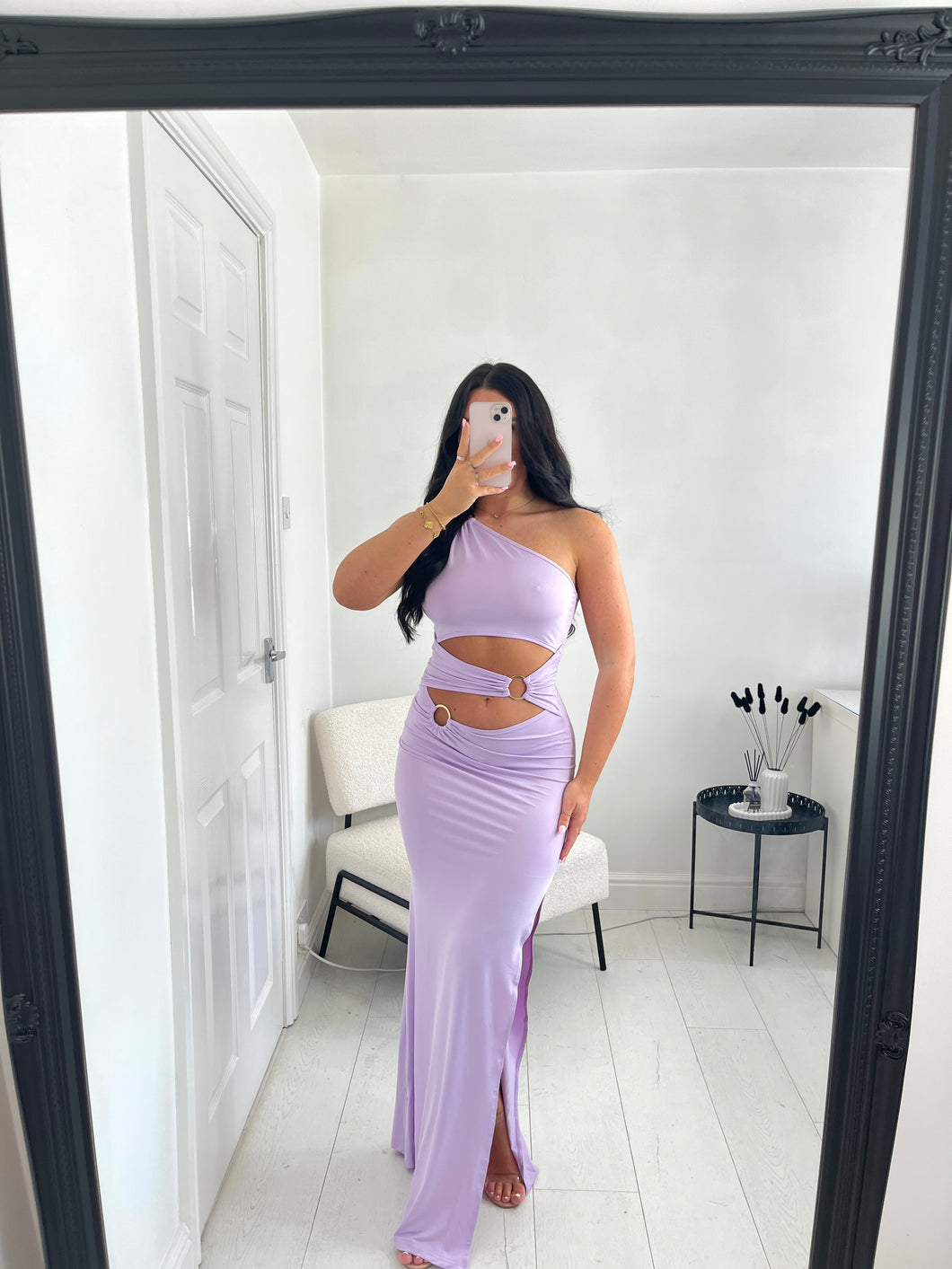 SOPHIA Lilac Cut Out Maxi