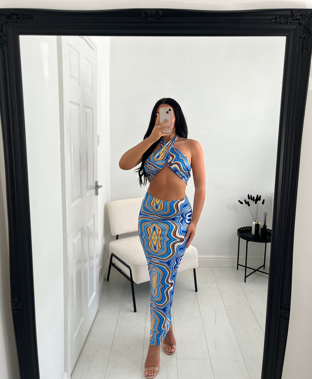 DELILAH Blue Two Piece