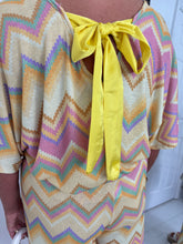 Load image into Gallery viewer, PENNY Yellow Chevron Pattern Co Ord
