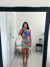 Load image into Gallery viewer, EVELYN Multi Coloured Glitter Co Ord
