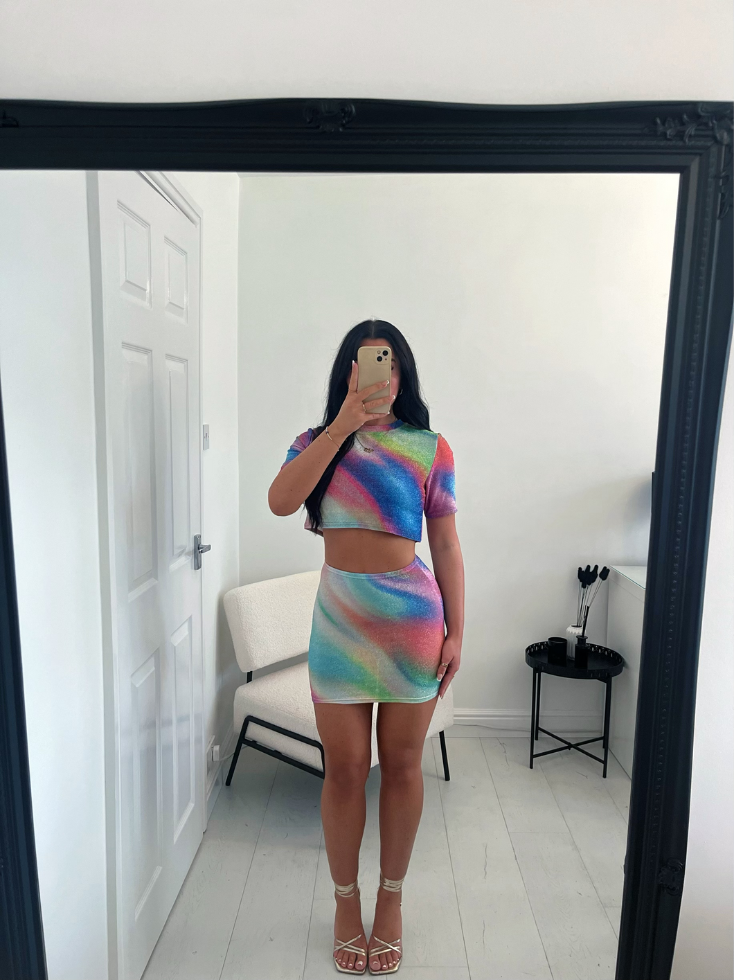 EVELYN Multi Coloured Glitter Co Ord