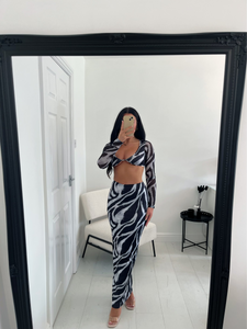 EMILY Zebra Maxi Co Ord