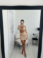 Load image into Gallery viewer, TAYLOR Nude Cut Out Two Piece
