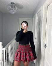 Load image into Gallery viewer, TYLAR Red Tartan Rara Skirt
